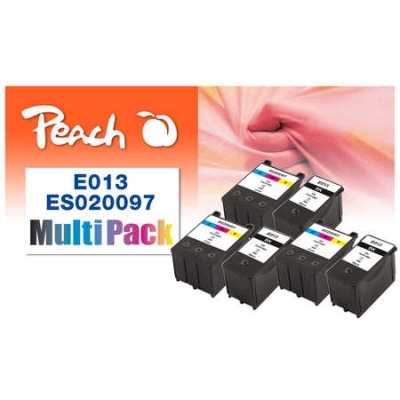 Peach  Spar Pack Plus Tintenpatronen kompatibel zu Epson Stylus Color 650
