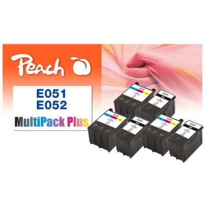 Peach  Spar Pack Plus Tintenpatronen kompatibel zu Epson MJ 930 C