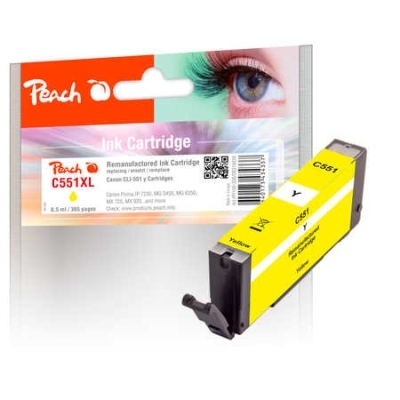 Peach  Tintenpatrone gelb kompatibel zu Canon Pixma IX 6850