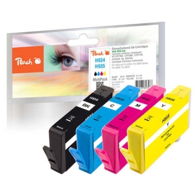 Peach  Spar Pack Tintenpatronen kompatibel zu HP OfficeJet 6820