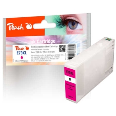Peach  Tintenpatrone HY magenta kompatibel zu Epson WorkForce Pro WF-5620 DWF