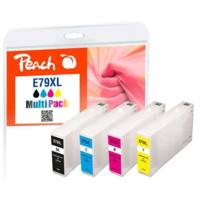 Peach  Spar Pack Tintenpatronen HY kompatibel zu Epson WorkForce Pro WF-5620 DWF