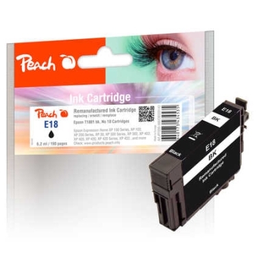 Peach  Tintenpatrone schwarz kompatibel zu Epson Expression Home XP-420 Series