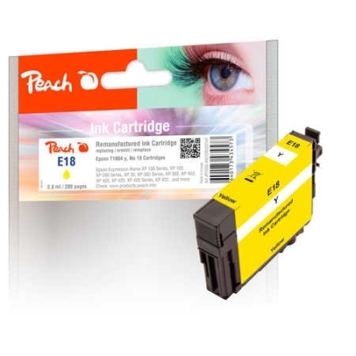Peach  Tintenpatrone gelb kompatibel zu Epson Expression Home XP-420 Series
