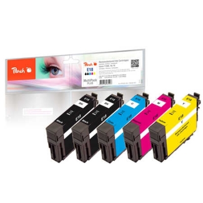 Peach  Spar Pack Plus Tintenpatronen, kompatibel zu Epson Expression Home XP-420 Series