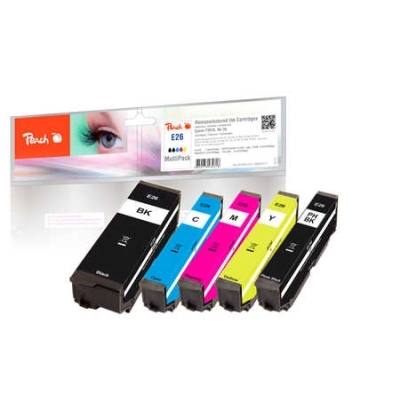 Peach  Spar Pack Tintenpatronen kompatibel zu Epson Expression Premium XP-615