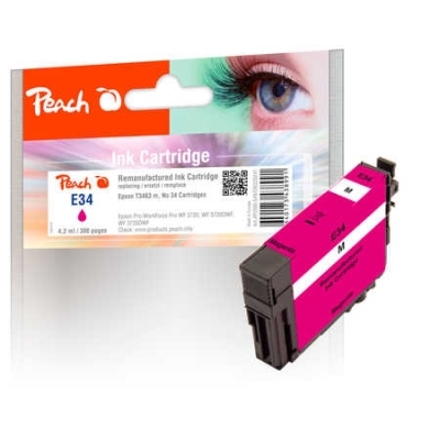 Peach  Tintenpatrone magenta kompatibel zu Epson WorkForce Pro WF-3720 DWF