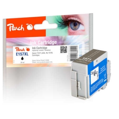 Peach  Tintenpatrone foto schwarz kompatibel zu Epson Stylus Photo R 3000