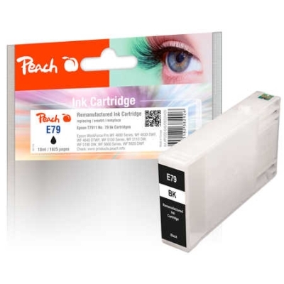 Peach  Tintenpatrone schwarz kompatibel zu Epson WorkForce Pro WF-5620 DWF