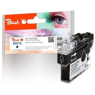 Peach  Tintenpatrone schwarz kompatibel zu Brother MFCJ 490 Series