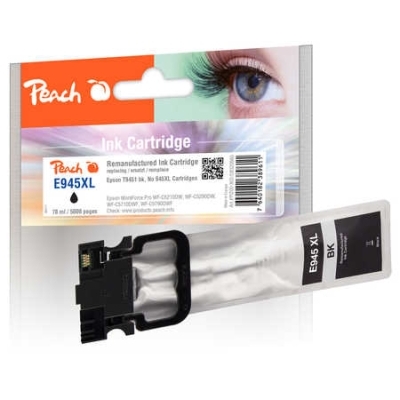 Peach  Tintenpatrone HY schwarz kompatibel zu Epson WorkForce Pro WFC 5290 RDTW BAM