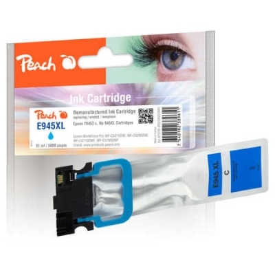 Peach  Tintenpatrone HY cyan kompatibel zu Epson WorkForce Pro WFC 5290 RDTW BAM