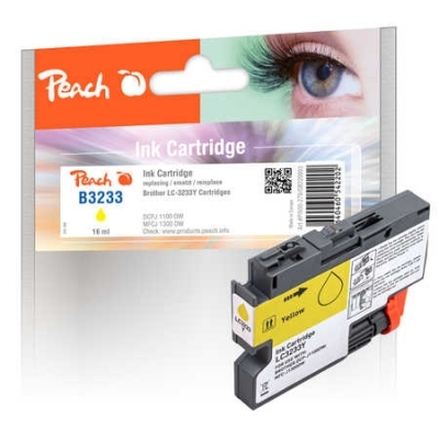 Peach  Tintenpatrone gelb kompatibel zu Brother DCPJ 1100 DW