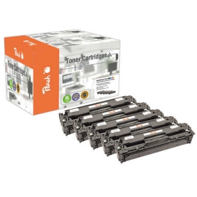 Peach  Spar Pack Plus Tonermodule kompatibel zu HP Color LaserJet CP 1200 Series