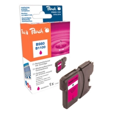 Peach  Tintenpatrone magenta kompatibel zu Brother DCP-383 C