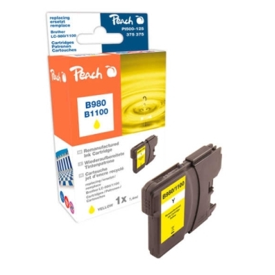 Peach  Tintenpatrone gelb kompatibel zu Brother MFC-490 Series