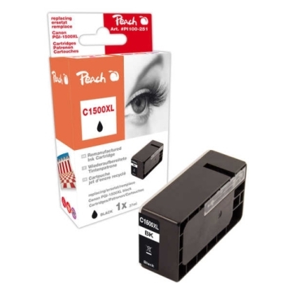 Peach  XL-Tintenpatrone schwarz kompatibel zu Canon Maxify MB 2100 Series