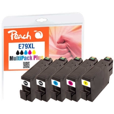 Peach  Spar Pack Plus Tintenpatronen HY kompatibel zu Epson WorkForce Pro WF-5620 DWF