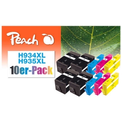 Peach  10er-Pack Tintenpatronen kompatibel zu HP OfficeJet 6820
