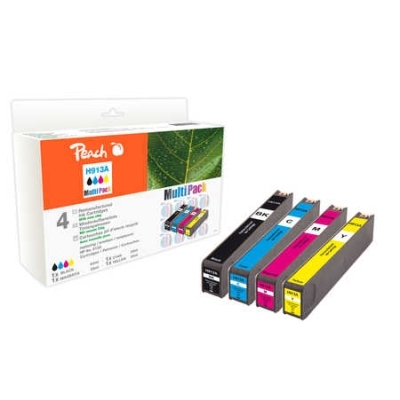 Peach  Spar Pack Tintenpatronen kompatibel zu HP PageWide Pro 452 dn