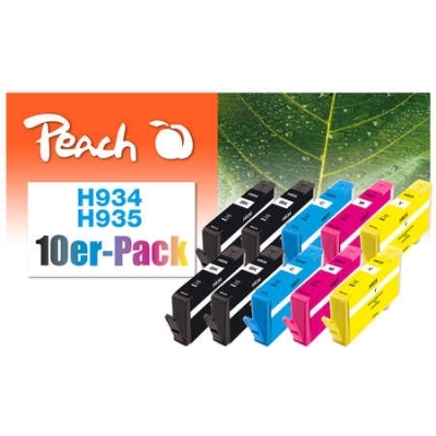 Peach  10er-Pack Tintenpatronen kompatibel zu HP OfficeJet 6820