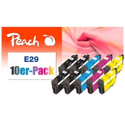 Peach  10er-Pack Tintenpatronen kompatibel zu Epson Expression Home XP-345