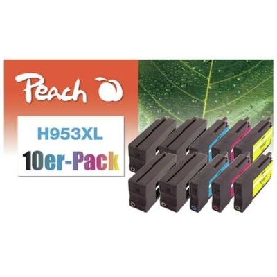 Peach  10er-Pack Tintenpatronen kompatibel zu HP OfficeJet Pro 8218