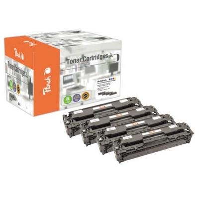 Peach  Spar Pack Tonermodule kompatibel zu HP Color LaserJet CP 1200 Series