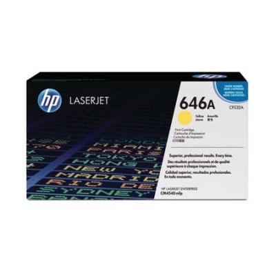 Original  Tonerpatrone yellow HP Color LaserJet Enterprise CM 4540 fskm MFP