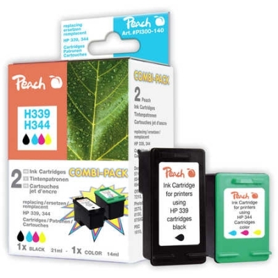 Peach  Spar Pack Druckköpfe kompatibel zu HP PhotoSmart D 5145
