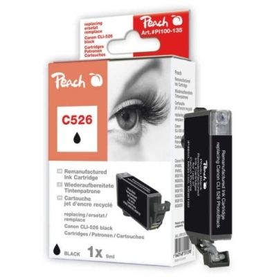 Peach  Tintenpatrone foto schwarz kompatibel zu Canon Pixma MG 5340