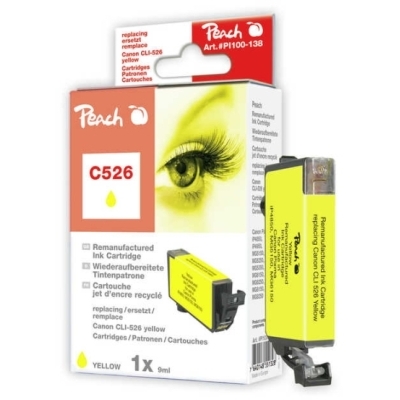 Peach  Tintenpatrone gelb kompatibel zu Canon Pixma MG 5340