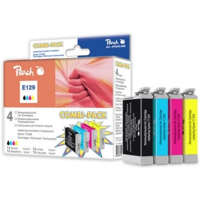 Peach  Spar Pack Tintenpatronen kompatibel zu Epson Stylus SX 438 W