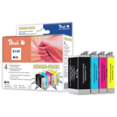 Peach  Spar Pack Tintenpatronen kompatibel zu Epson WorkForce 630