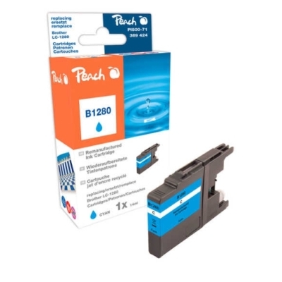 Peach  XL-Tintenpatrone cyan kompatibel zu Brother MFCJ 6910 DW