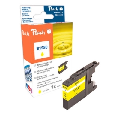 Peach  XL-Tintenpatrone gelb kompatibel zu Brother MFCJ 6910 DW